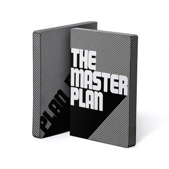 51968 - Notitieboek A5 - The Master Plan, zacht leer