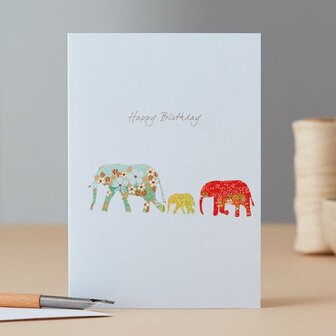 EH087 - Elephant Family Birthday