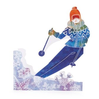 JL3D014 - Girl Skier
