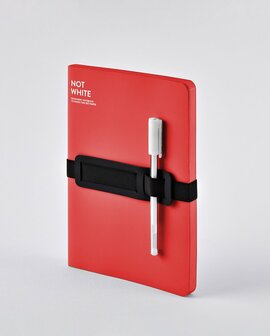 55218 - Notitieboek A5 - Not White Red