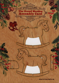 1330 - schommel paard Grand Wooden Assembly