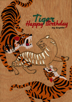 1405 - Tijger Happy birthday