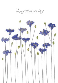 EH214 - Cornflower Happy Mother&#039;s Day