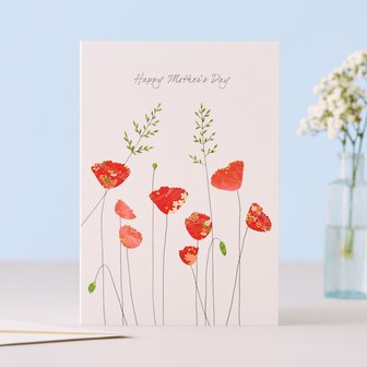 EH106 - Poppies Happy Mother&#039;s Day