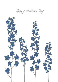 EH215 - Delphinium, Happy Mother&#039;s Day 