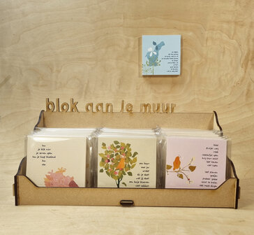 blokaanjemuur display