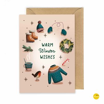 Kerst023eng Winter elements - Warm winter wishes