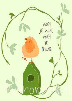 B313-010 - kaart thuis voelen