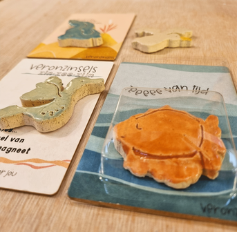 B152-091 - magneet strandschatje ontspannen