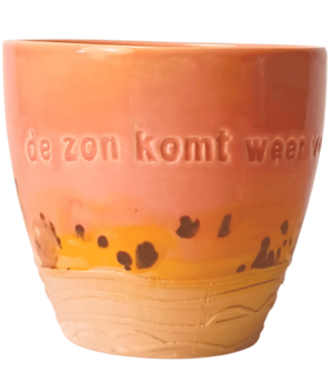 B344-1030 - handgemaakte zeemok de zon