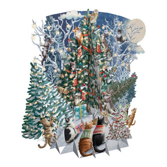 XTW043 Cat's Christmas Tree