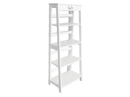 White Wood Floor Stand - Gratis