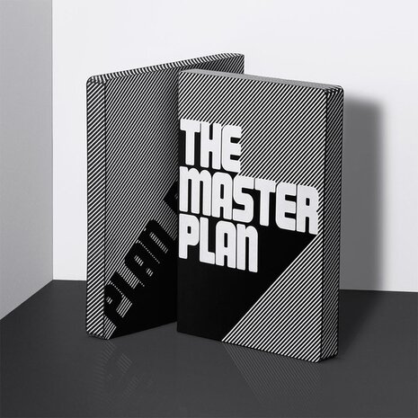 51968 - Notitieboek A5 - The Master Plan, zacht leer