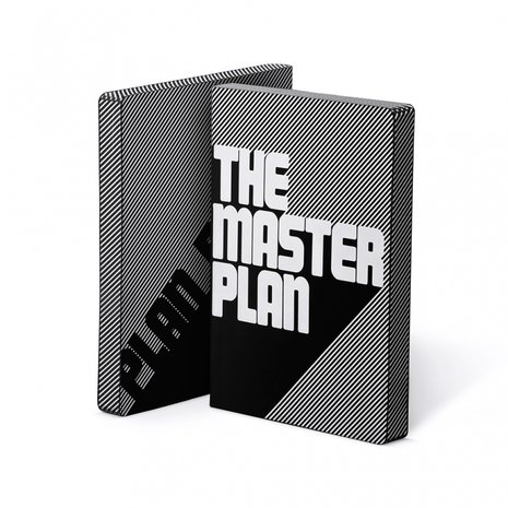 51968 - Notitieboek A5 - The Master Plan, zacht leer