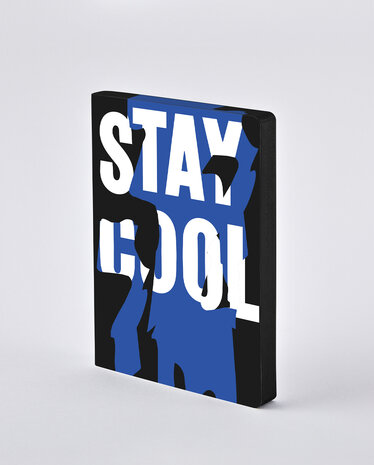 55713 - Notitieboek A5 - Stay cool, zacht leer