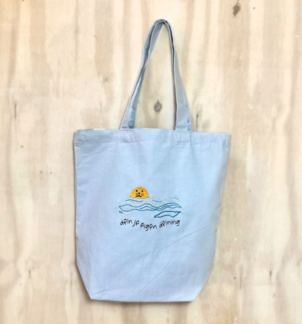 B303-680 - geborduurde mooiemaat tas deining