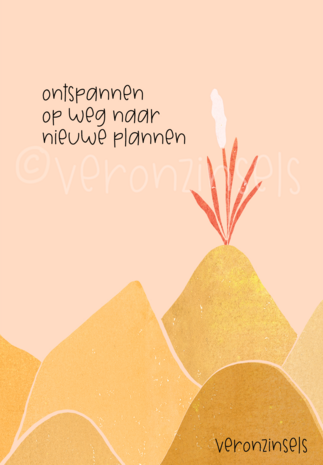 B152-091 - magneet strandschatje ontspannen