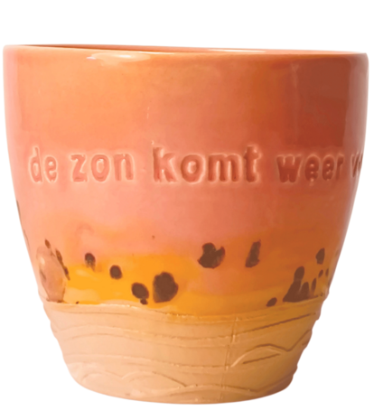 B344-1030 - handgemaakte zeemok de zon