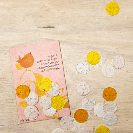 B126-170 - bloeiconfetti geluksvogel