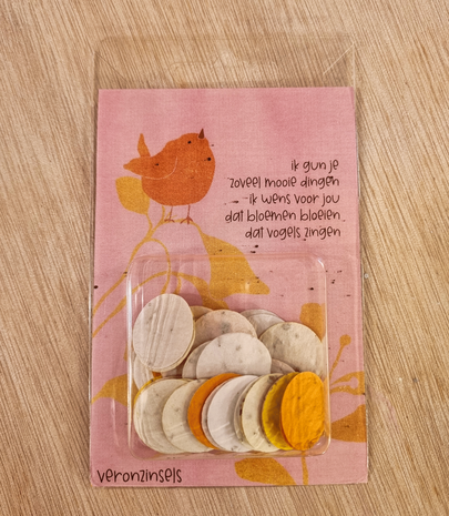 B126-170 - bloeiconfetti geluksvogel