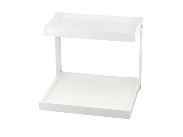 White Wood Counter Display