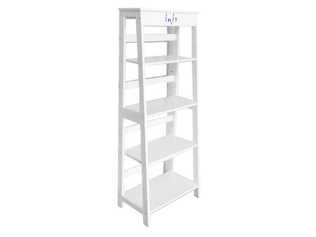 White Wood Floor Stand