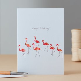 EH086 - Flamingo Dance Birthday