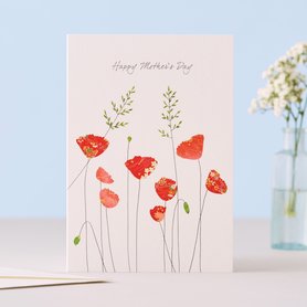 EH106 - Poppies Happy Mother's Day