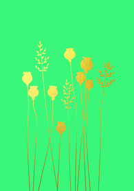 BR005 - Poppyheads & Grass