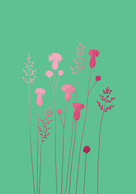 BR053 - Thistles & Grass Pink