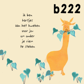 B222-081 - blokaanjemuur hartjes