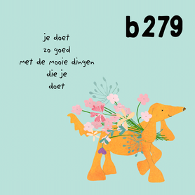 B279-081 - blokaanjemuur mooie dingen doener