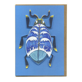 B007 - Water boatman- die cut card