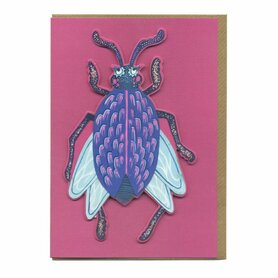 B008 - Titan beetle - die cut card