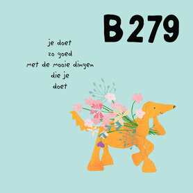 B279-081 - blokaanjemuur mooie dingen doener