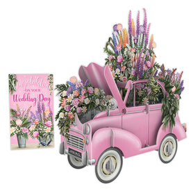 3D030 Wedding Flower Car
