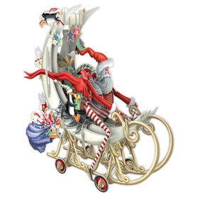 X3D027 Santa's Moon Sleigh