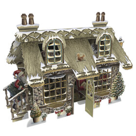 X3D031 Cosy Christmas Cottage
