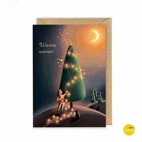 Kerst006nl Kerstboomlichtjes - Warme wensen