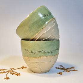 B257-930 - handgemaakte mok temijnertijd